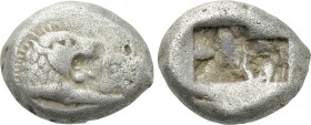 KINGS OF LYDIA. Kroisos (Circa 564/53-550/39 BC). Hemistater or Siglos. Sardes.
