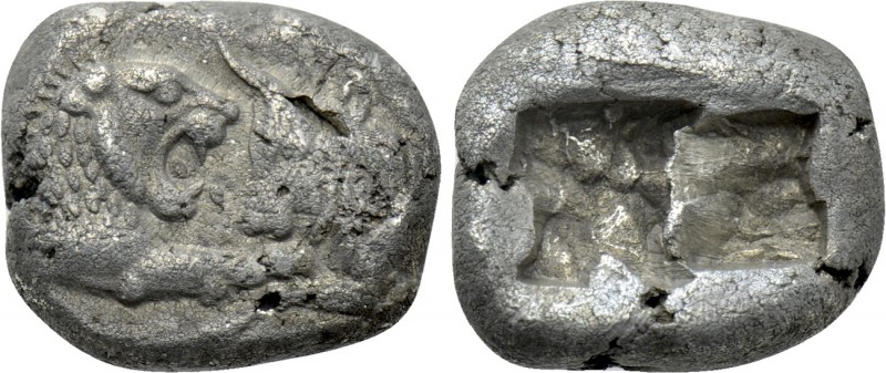 KINGS OF LYDIA. Kroisos (Circa 564/53-550/39 BC). 1/3 Stater. Sardes. 

Obv: C...