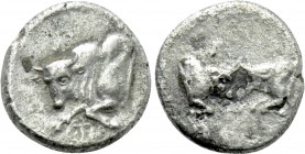 CARIA. Uncertain. Tetartemorion (Circa 387-377 BC).