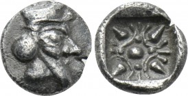 CARIA. Achaemenid Period. Tetartemorion (4th century BC). Uncertain mint, possibly Mylasa.