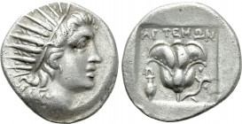 CARIA. Rhodes. Drachm (Circa 150-125 BC). Artemon, magistrate.