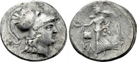 PAMPHYLIA. Side. Tetradrachm (Circa 183-175 BC). Kleuchares, magistrate.