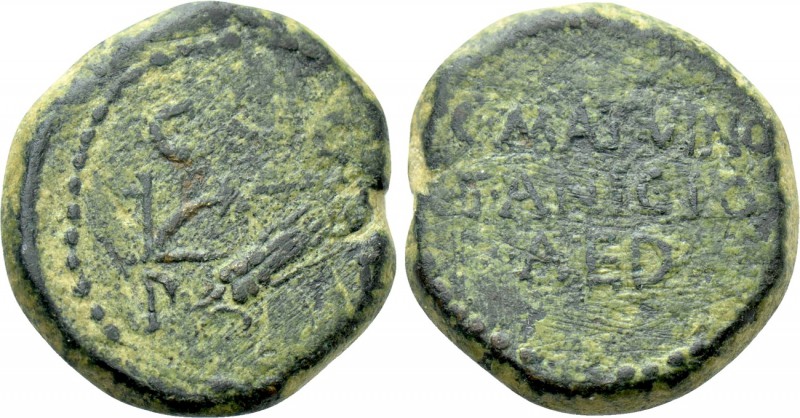 MYSIA. Parium. Time of Julius Caesar (Circa 45 BC). Ae. C. Matuinus and T. Anciu...