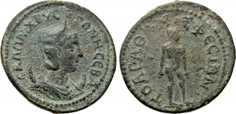 IONIA. Ephesus. Salonina (Augusta, 254-268). Ae. 

Obv: CAΛΩN XPVCOΓONH CЄBA. ...