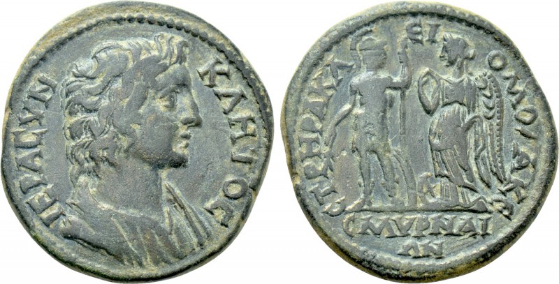 IONIA. Smyrna. Pseudo-autonomous. Time of Commodus (177-192). Ae. Ai. Herakleide...