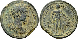 LYDIA. Thyatira. Commodus (177-192). Ae. M. Aur. Atheniaou, magistrate.