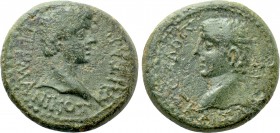 PHRYGIA. Prymnessus. Germanicus and Drusus (Died 19 and 23, respectively). Ae. Possibly struck under Tiberius.