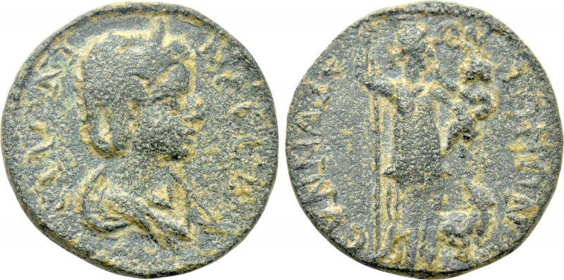 PHRYGIA. Synnada. Salonina (Augusta, 253-268). Ae. 

Obv: CAΛΩNINA CЄB. 
Drap...