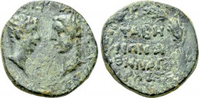 CARIA. Tabae. Germanicus & Drusus (Caesares, 14-19). Ae. Struck under Tiberius.