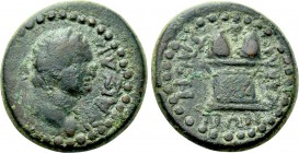 CARIA. Tabae. Titus (Caesar, 69-79). Ae. Kallikrates Brachilidos, magistrate.