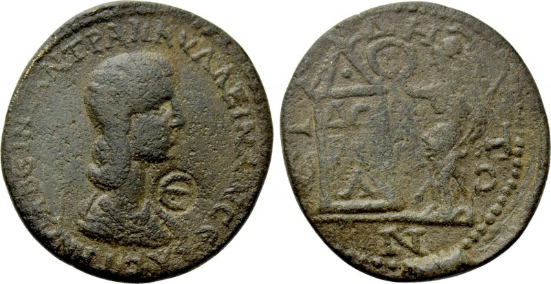 PAMPHYLIA. Side. Tranquillina (Augusta, 241-244). Ae. 

Obv: CABЄINIAN TPANKVΛ...