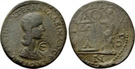 PAMPHYLIA. Side. Tranquillina (Augusta, 241-244). Ae.