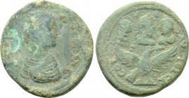 PISIDIA. Cremna. Julia Domna with Septimius Severus, Caracalla and Geta (Augusta, 193-217). Ae.