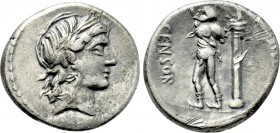L. CENSORINUS. Denarius (82 BC). Rome.