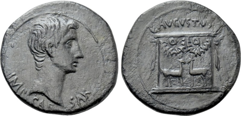 AUGUSTUS (27 BC-14 AD). Cistophorus. Ephesus. 

Obv: IMP CAESAR. 
Bare head r...