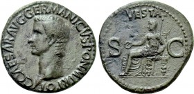 CALIGULA (37-41). As. Rome.