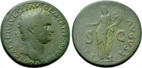 TITUS (79-81). Sestertius. Eastern mint, possibly Thrace.