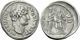 HADRIAN (117-138). Cistophorus. Smyrna.