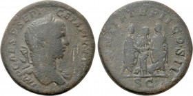 GETA (209-211). Sestertius. Rome.