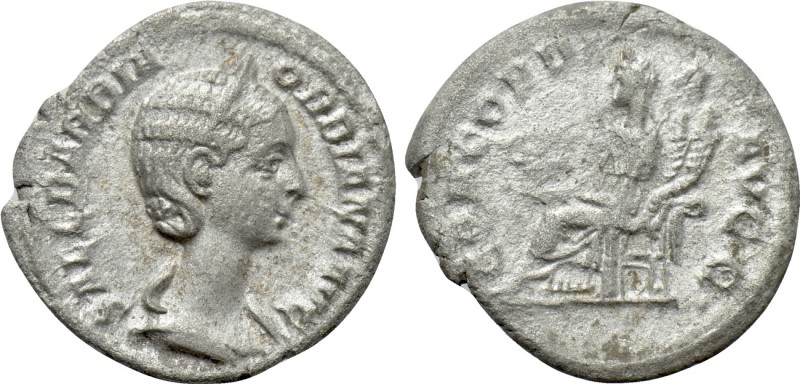 ORBIANA (Augusta, 225-227). Denarius. Rome. 

Obv: SALL BARBIA ORBIANA AVG. 
...