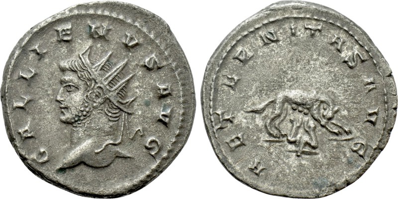 GALLIENUS (253-268). Antoninianus. Antioch. 

Obv: GALLIENVS AVG. 
Radiate he...