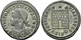 CONSTANTIUS II (Caesar, 324-337). Follis. Siscia.