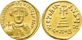 CONSTANS II (641-668). GOLD Solidus. Constantinople.