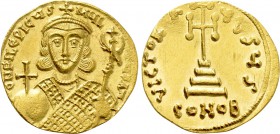 PHILIPPICUS (BARDANES) (711-713). GOLD Solidus. Constantinople.