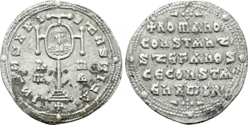 CONSTANTINE VII PORPHYROGENITUS with ROMANUS I, STEPHEN and CONSTANTINE (913-959...