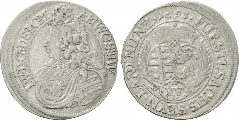 GERMANY. Sayn-Altenkirchen. Johann Wilhelm von Sachsen-Eisenach (1686-1729). 15 ...