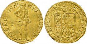 ITALY. Modena. Cesare d'Este (1598-1628). GOLD Ongaro.