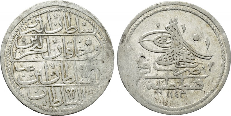 OTTOMAN EMPIRE. Mahmud I (AH 1143-1168 / 1730-1754 AD). Kuruş. Qustantiniya (Con...