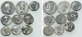 9 Greek Imperial Drachms and Hemidrachms.