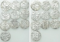 10 Medieval Coins of Bulgaria.