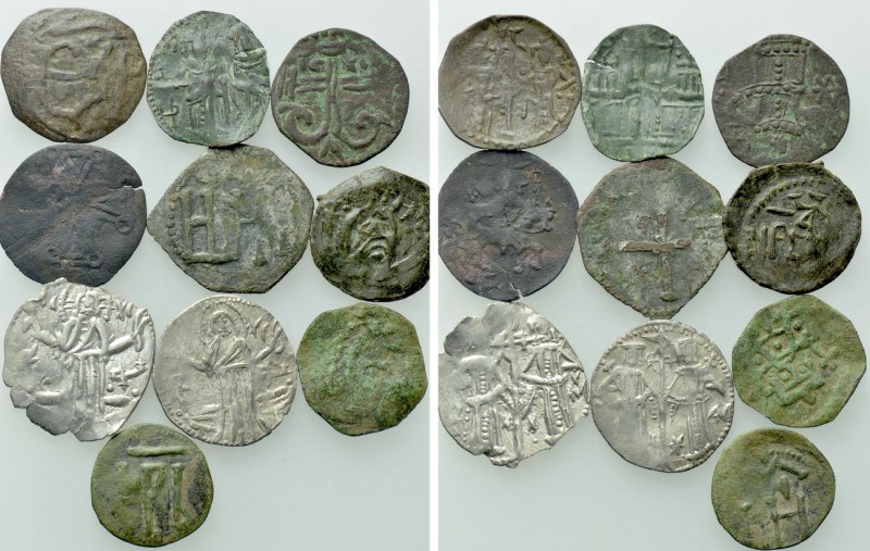 10 Medieval Coins. 

Obv: .
Rev: .

. 

Condition: See picture.

Weight...
