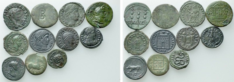 11 Ancient Coins. 

Obv: .
Rev: .

. 

Condition: See picture.

Weight:...