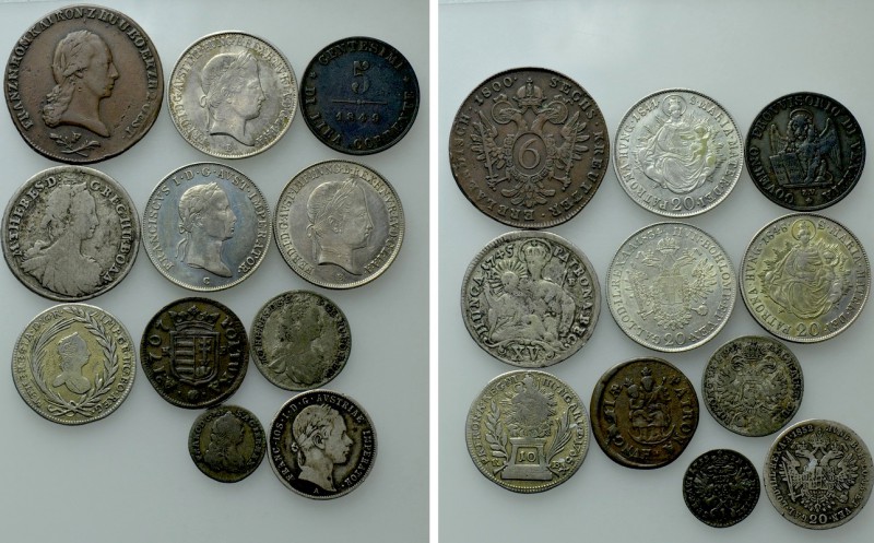 11 Coins of the 18/19th Century. 

Obv: .
Rev: .

. 

Condition: See pict...