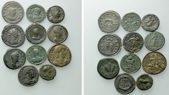 11 Roman Coins; Including Scarcer Types.