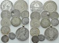 12 Modern Coins (Mostly Silver).
