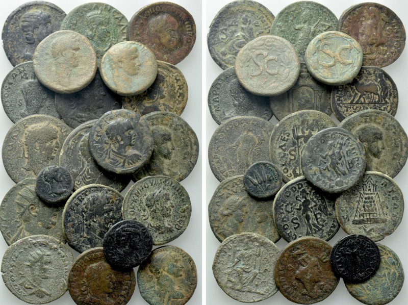 20 Greek Imperial Coins. 

Obv: .
Rev: .

. 

Condition: See picture.

...