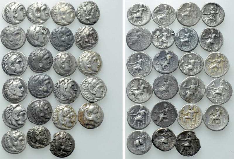 20 Greek Imperial Coins. 

Obv: .
Rev: .

. 

Condition: See picture.

...