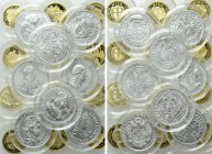 27 Modern Silver Medals; Some Gilted (88 gr. fine).
