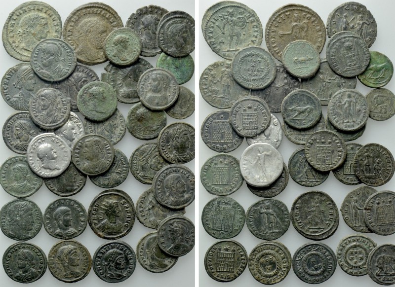35 Roman Coins. 

Obv: .
Rev: .

. 

Condition: See picture.

Weight: g...