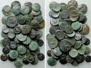 Circa 57 Greek Coins.