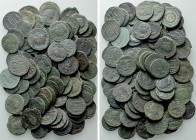 Circa 85 Late Roman Coins.
