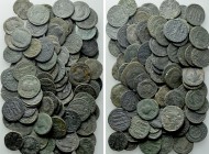 Circa 95 Late Roman Coins.