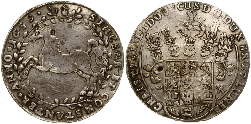 Germany, Brunswick-Lüneburg-Celle. Christian Ludwig (1648-1665). Taler 1659 LW. ...