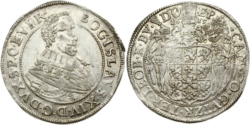 Poland Pomerania-Szczecin 1 Taler 1635. Bogislaus XIV (1625-1637.). Silver 28.86...