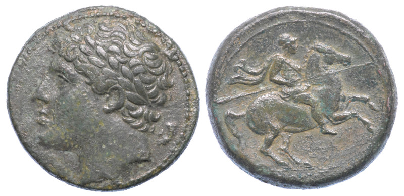 SICILIA - SIRACUSA. GERONE II, 275-215 A.C.

Bronzo.

Testa laureata a s. R/...