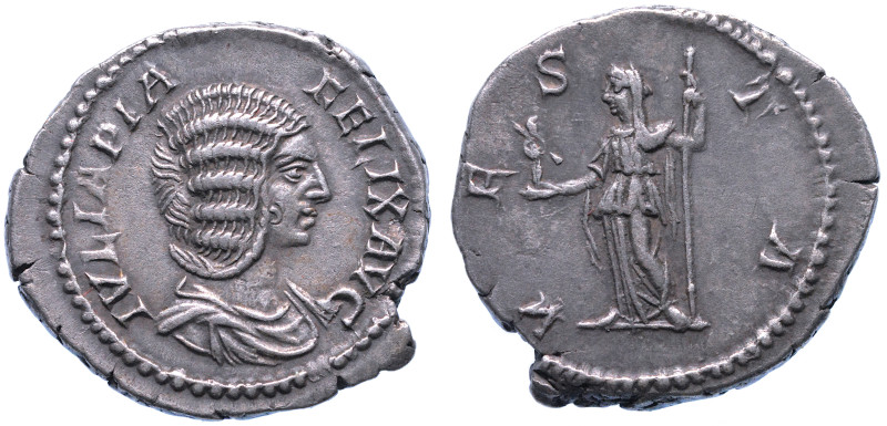 GIULIA DOMNA (Moglie di Settimio Severo), 193-217.

Denario, anni 211-215.

...